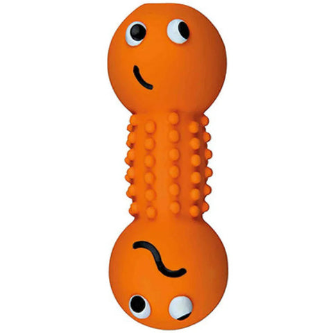 Trixie Smiley Dumbbell with Motifs Latex Toy for Dogs