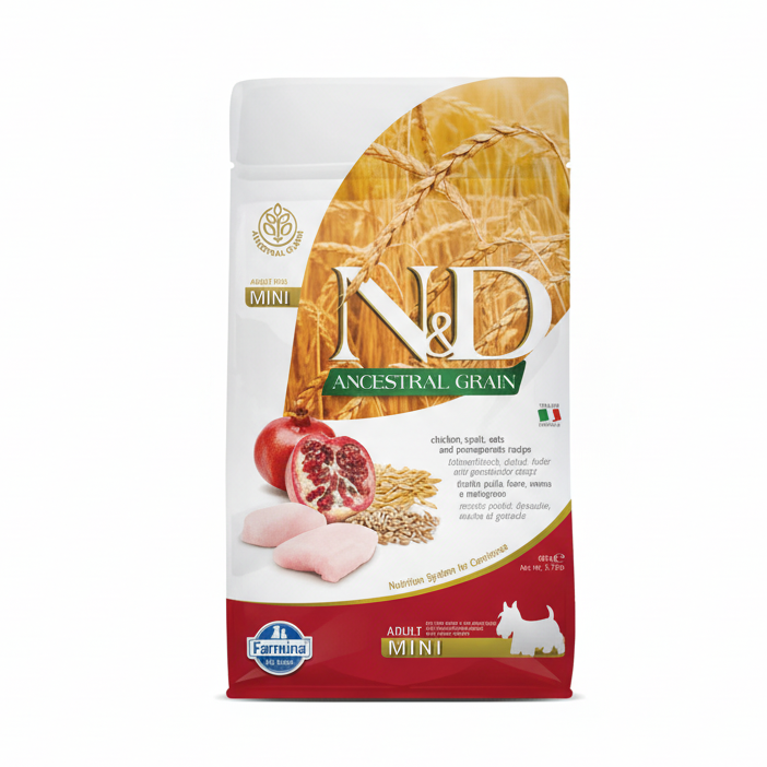 N&D Ancestral Grain Chicken Adult Mini Dog Dry Food