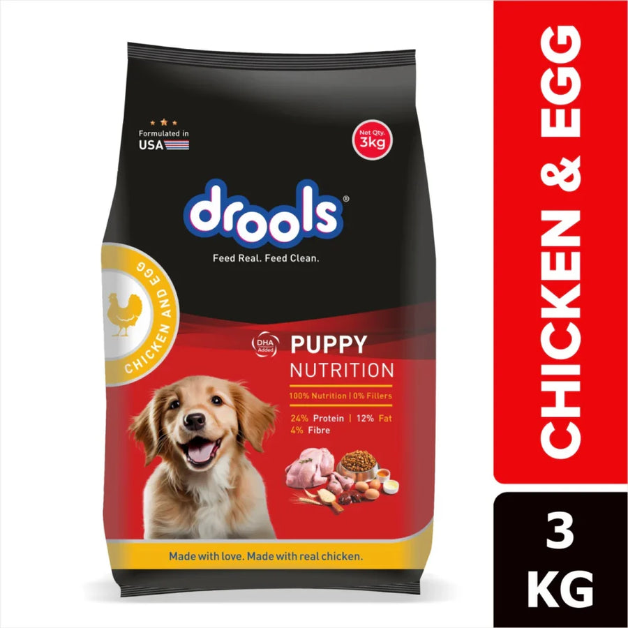 Drools Chicken and Egg Flavour Puppy Dry Food