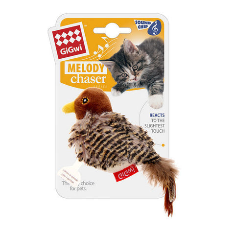 GiGwi Melody Chaser Bird Toy for Cats