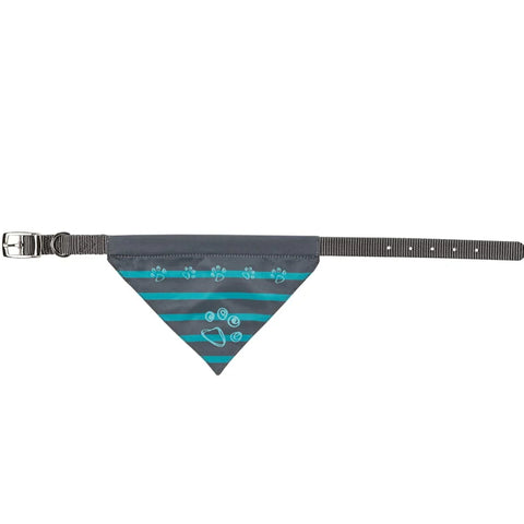 Trixie Collar with Neckerchief for Dogs - Graphite