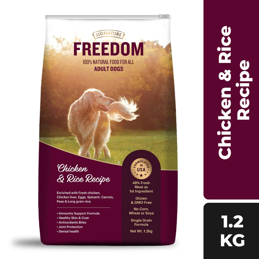 Signature Freedom Chicken & Rice Adult Dog Dry Food