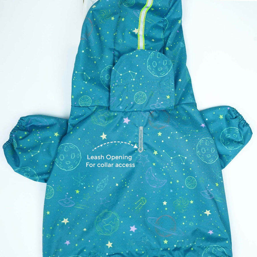 Pets Way Furcast Spaceship Raincoat for Dogs