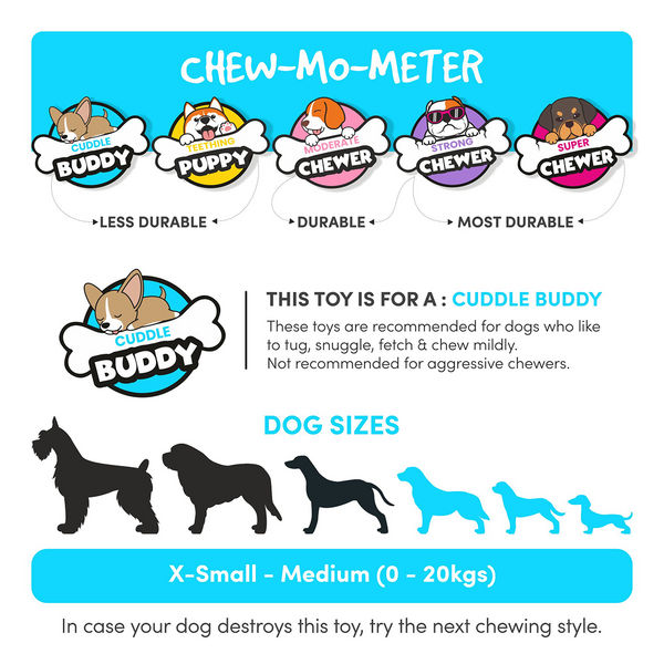 Fofos Wildlife Plush Toy for Dogs