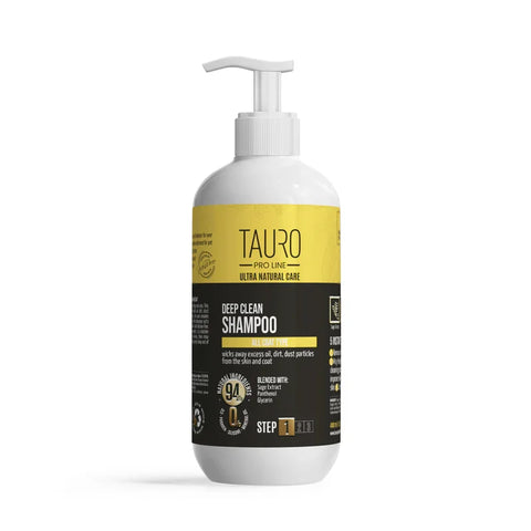 Tauro Pro Line Ultra Natural Care Deep Clean shampoo for Dogs and Cats Skin and Coat