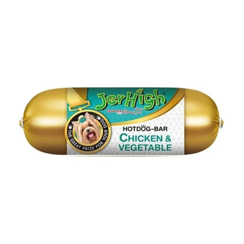 JerHigh Hotdog Bar Dog Treat Chicken & Vegetable