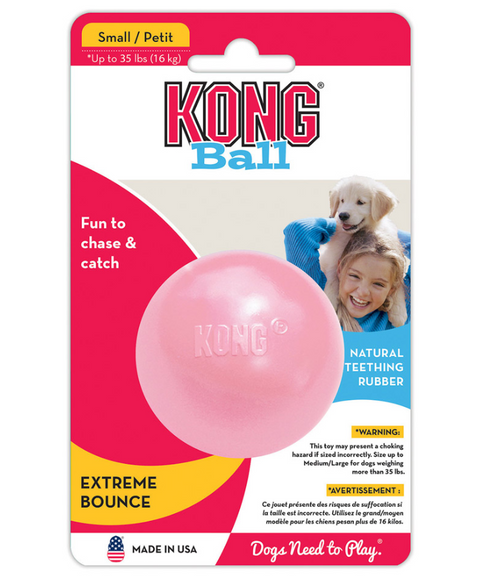 Kong Puppy Ball with Hole Dog Toy