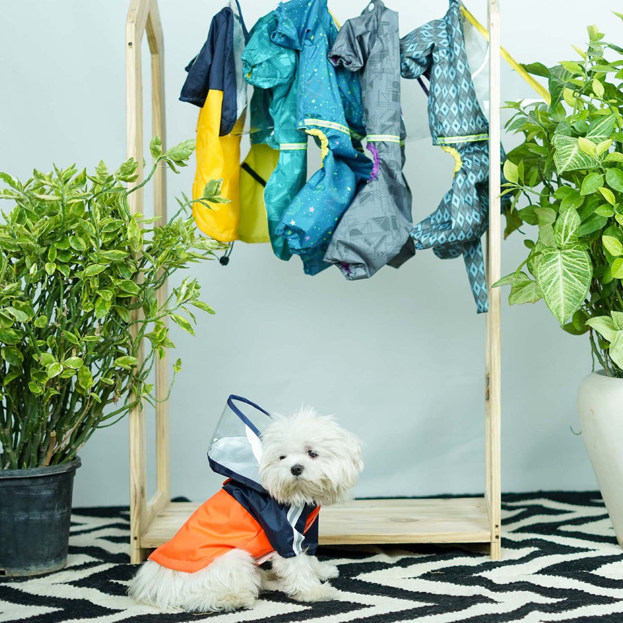 Pets Way Rainstorm Lava Raincoat for Dogs