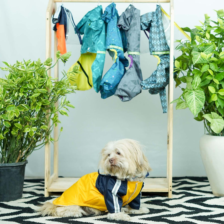 Pets Way Rainstorm Canary Raincoat for Dogs