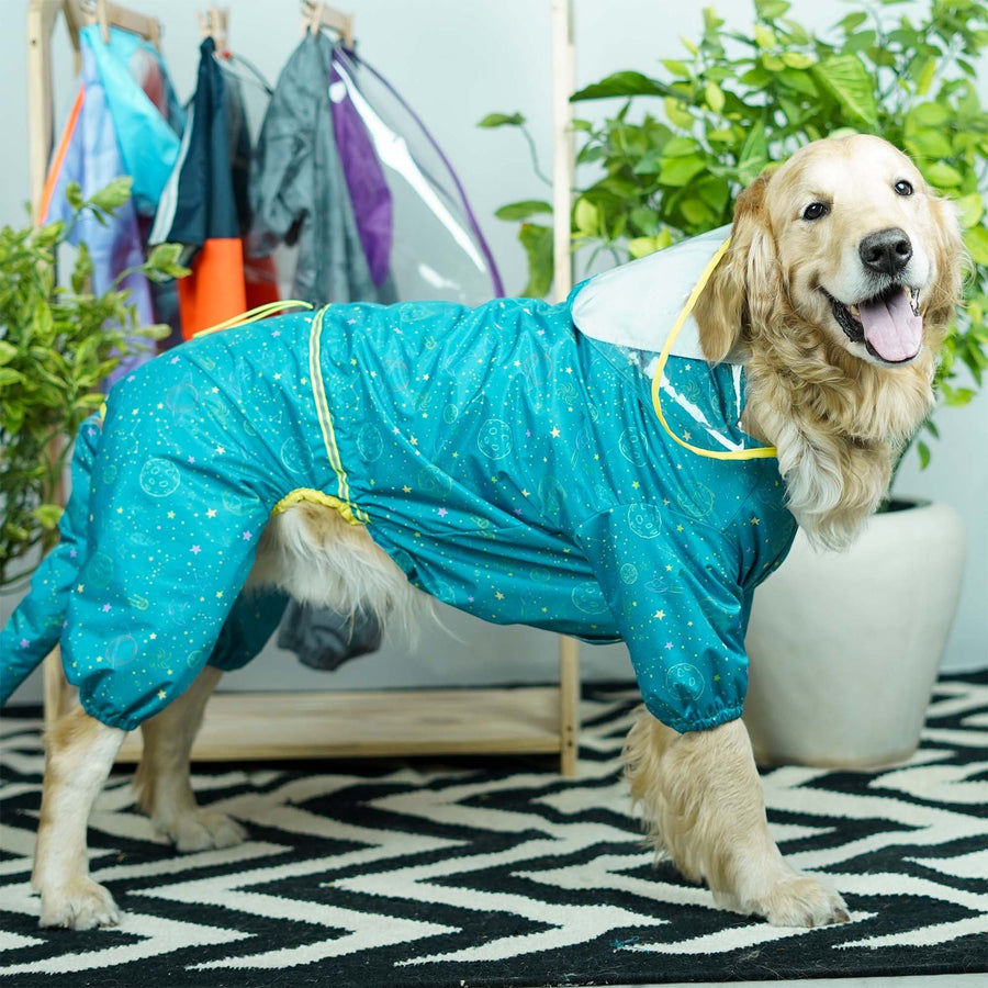 Pets Way Furcast Spaceship Raincoat for Dogs
