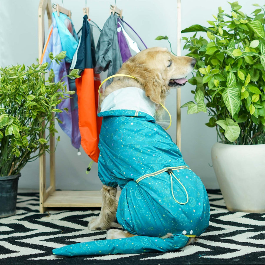 Pets Way Furcast Spaceship Raincoat for Dogs