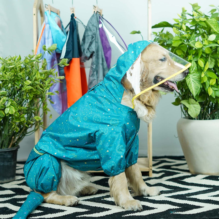 Pets Way Furcast Spaceship Raincoat for Dogs