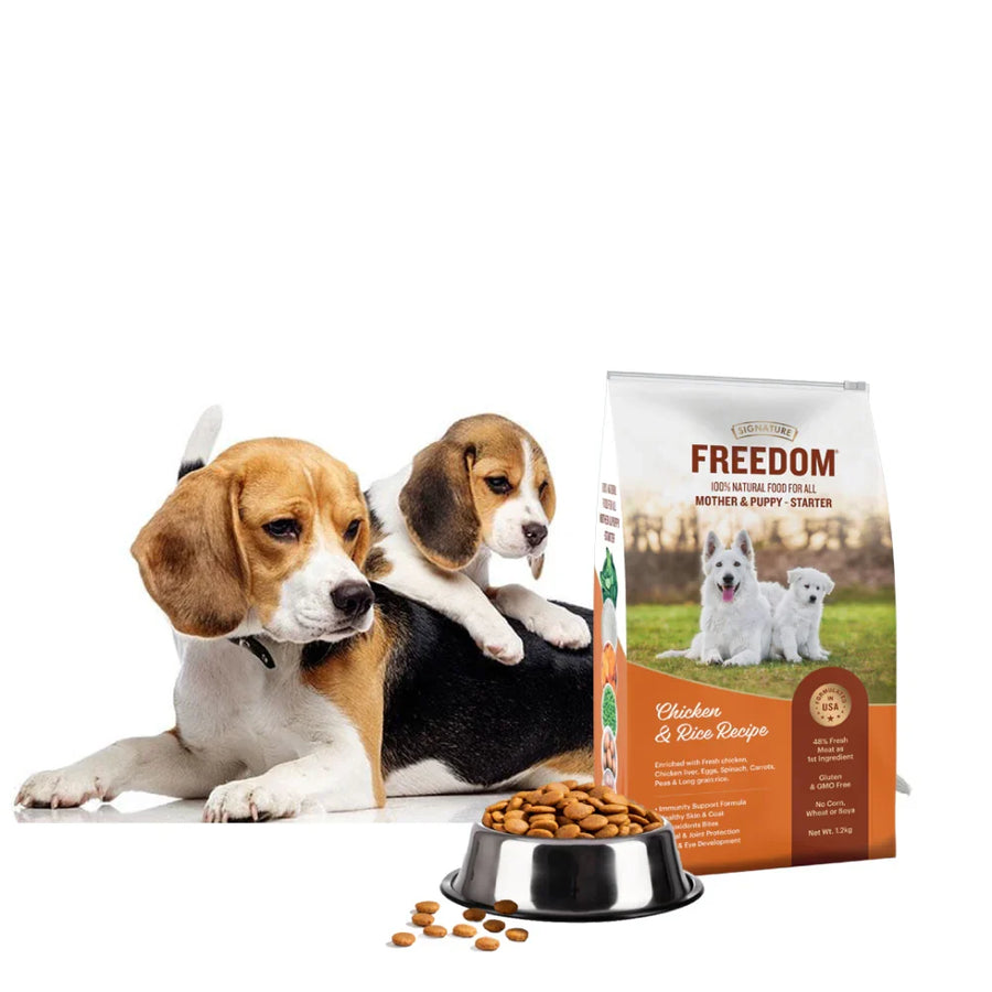 Signature Freedom Chicken & Rice Starter Mother & Puppy Dry Food