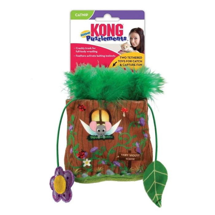 Kong Catnip Puzzlements Hideaway Cat Toy