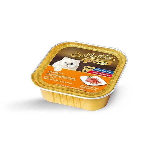 Bellotta Tuna with Imitation Crab in Gravy Wet Cat Food Tray