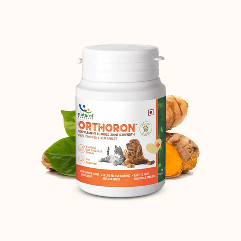 Naturals Remedies Orthoron Tablet Pet Joint Supplements Tablets for Dogs & Cats