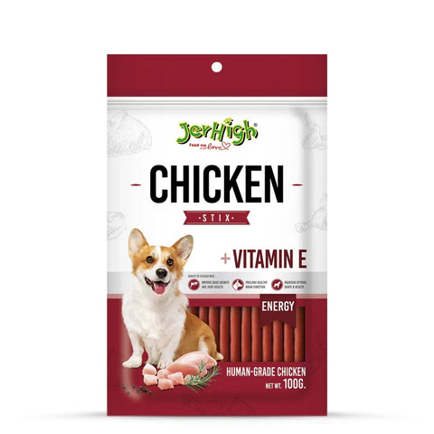 JerHigh Real Chicken Stix Dog Treats