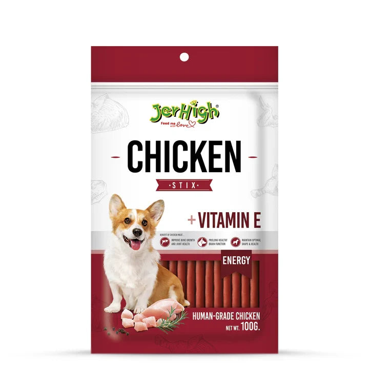JerHigh Real Chicken Stix Dog Treats