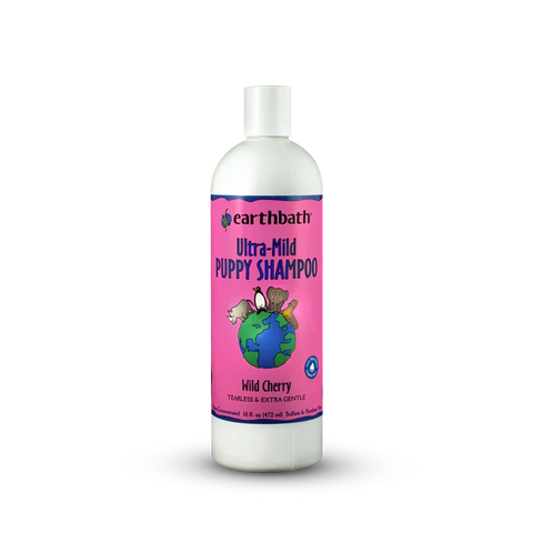 Earthbath Ultra Mild Wild Cherry Puppy Dog Shampoo