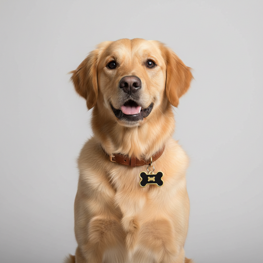 Quick Tag -Dog Name Tag Bone Large