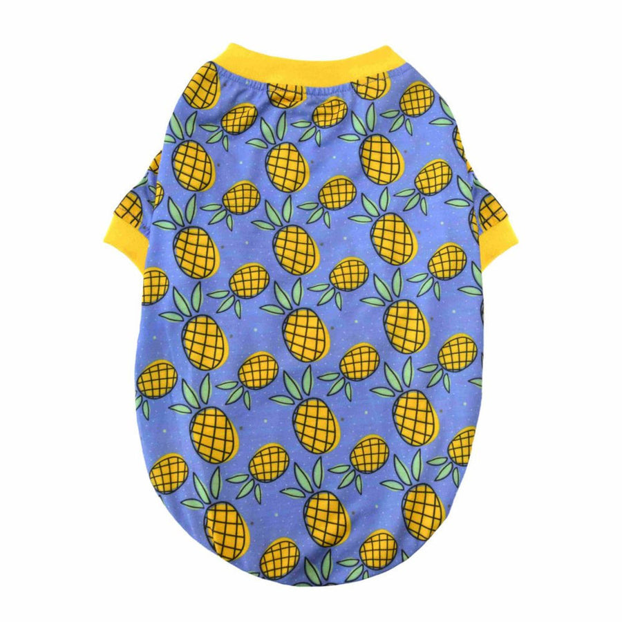 Pets Way Pineapple Printed T-Shirt for Dogs