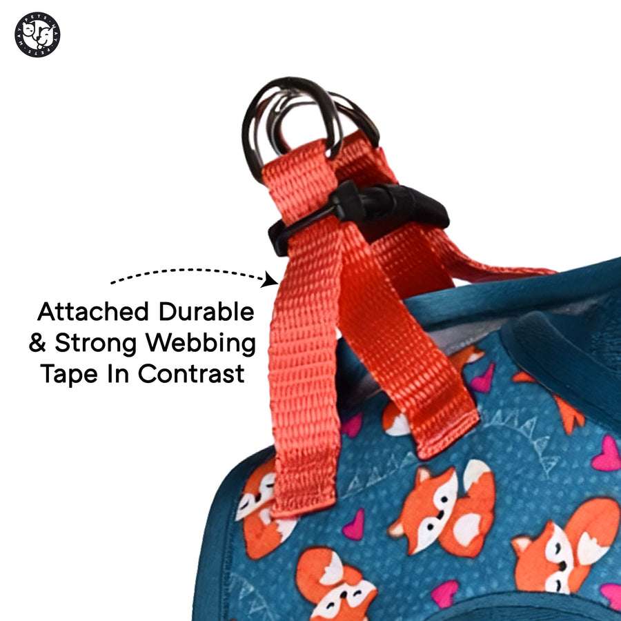Pets Way Fruity Printed Mesh Harness for Small Dogs