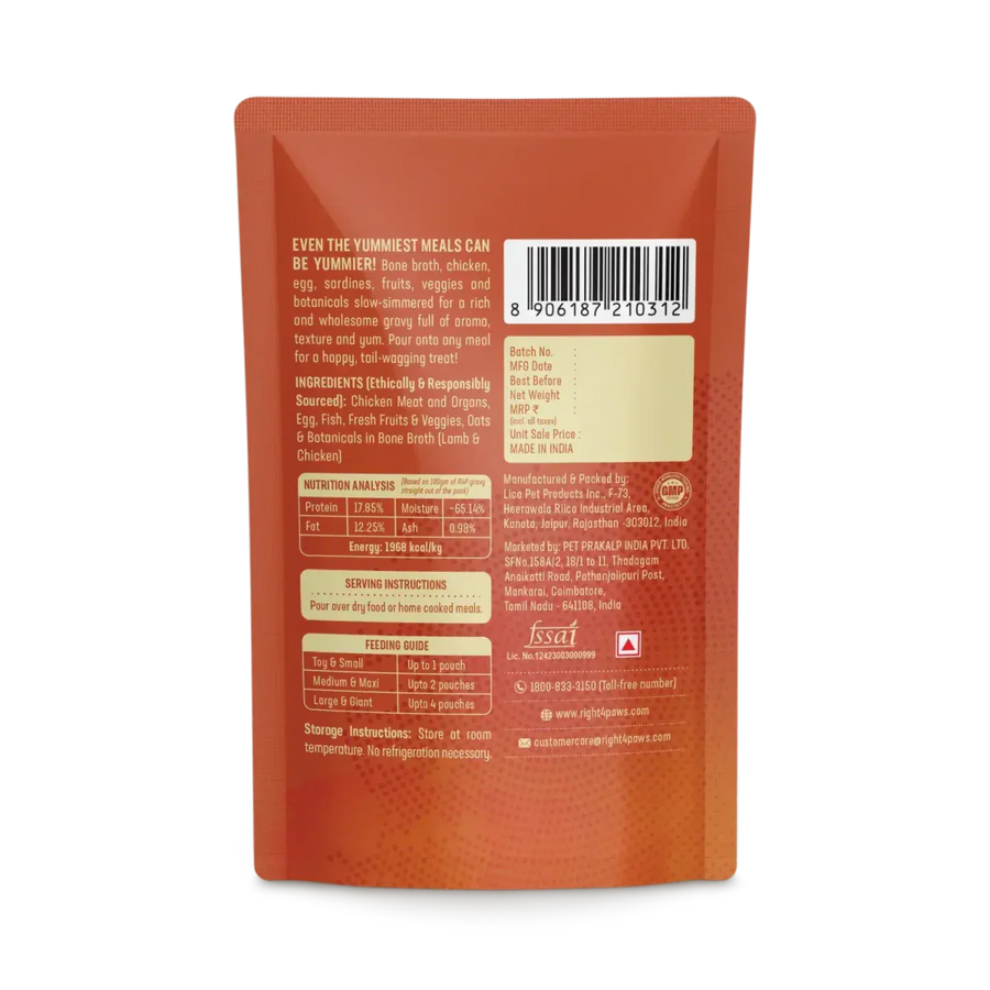 Right 4Paws Meal Topper Gravy