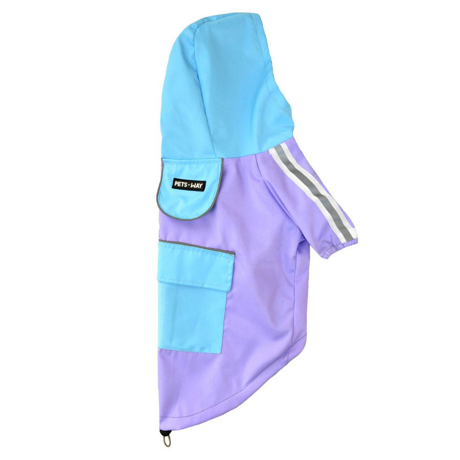 Pets Way Rainstorm Lavender Raincoat for Dogs