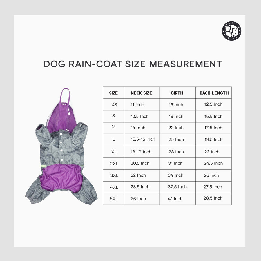 Pets Way Furcast Spaceship Raincoat for Dogs