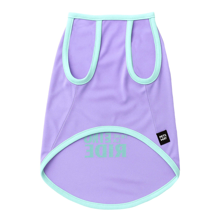 Pets Way Solid Lavender Long Ride Vest for Dogs