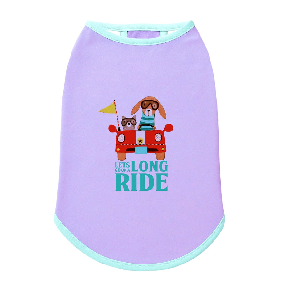 Pets Way Solid Lavender Long Ride Vest for Dogs