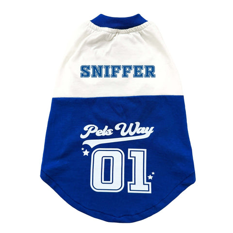 Pets Way Blue Barkball Sniffer T-Shirt for Dogs