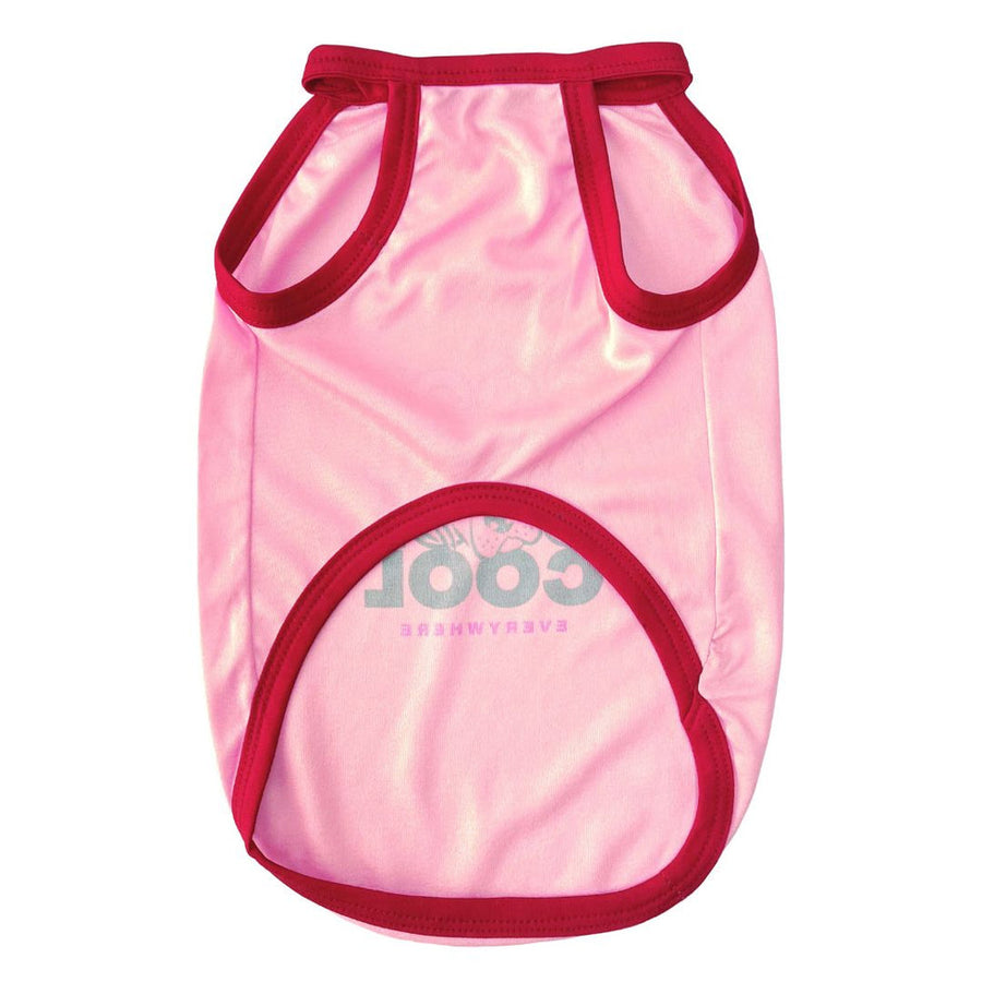Pets Way Solid Flamingo Stay cool Vest for Dogs