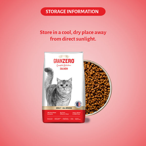 Grain Zero Salmon Adult Cat Dry Food