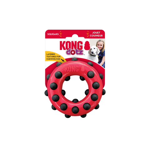 Kong Dotz Circle Dog Toy