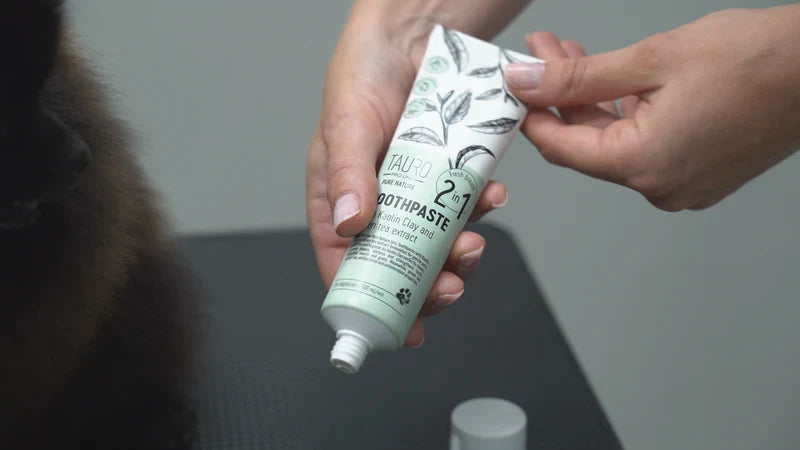 Tauro Pro Line Pure Nature Toothpaste with White Clay (kaolin) Zeolite and  for Dogs and Cats