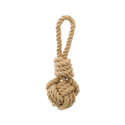 Trixie Be Nordic Knot Ball on A Rope Toy for Dogs
