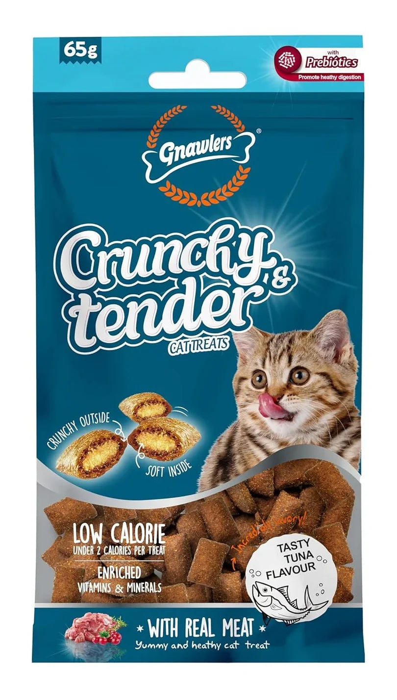 Gnawlers Crunchy And Tender Tasty Treats For Cats