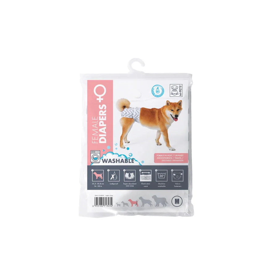 M Pets Washable Diapers for Female Dogs