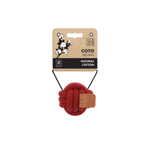 M-pets Coto Red Ball for Dogs