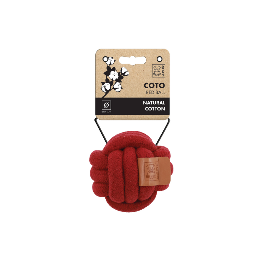 M-pets Coto Red Ball for Dogs