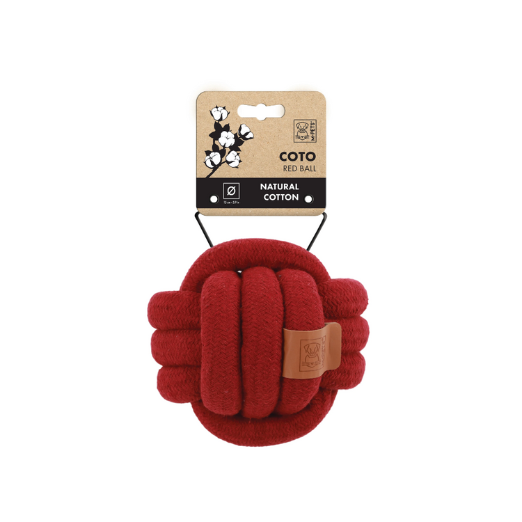 M-pets Coto Red Ball for Dogs