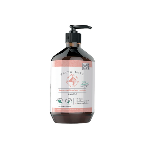 M-pets Natur'luxe Coconut Oil & Wheat Protein Shampoo for Dogs