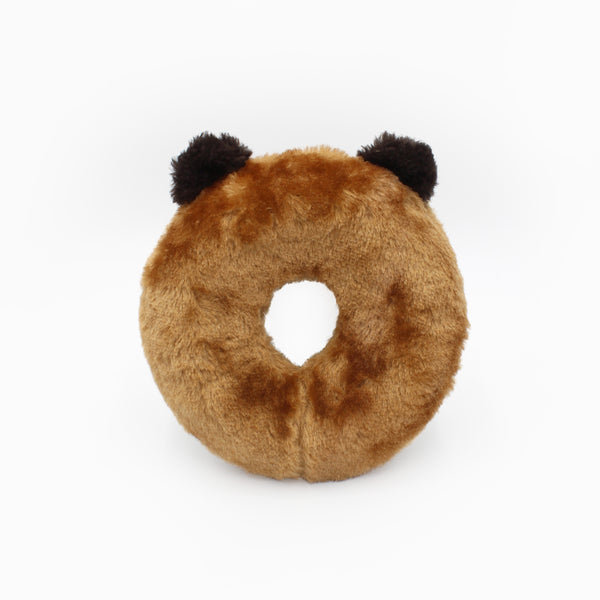 Zippy Paws Buddies Bear Donutz Plush Toy for Dogs