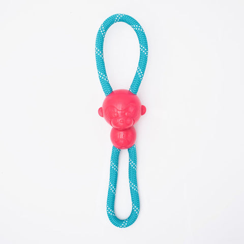 Zippy Paws ZippyTuff Monkey RopeTugz Plush Toy for Dogs