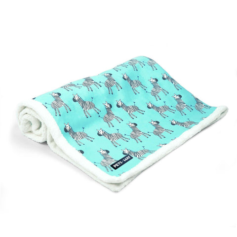 Pets Way Zebra Pet Blanket for Dogs