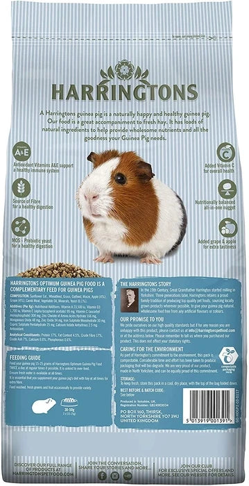 Harringtons Small Animal Optimum Guinea Pig Food 2Kg