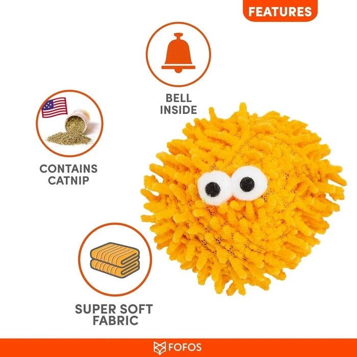 Fofos BarkButler Ball Cat Toy