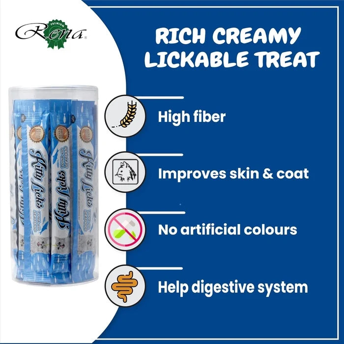 Kitty Licks Cat Creamy Treats - Tuna & Seafood