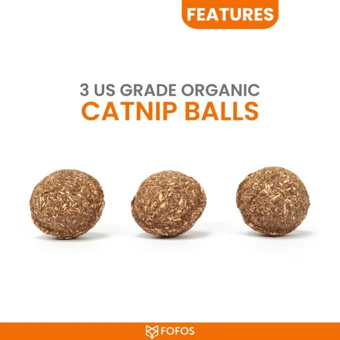 Fofos Eagle with Catnip Balls Toy for Cats